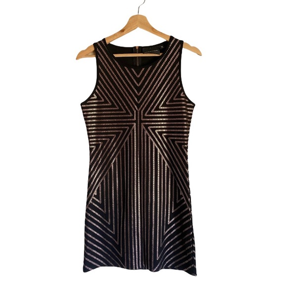 🎉HP🎉 [Mink Pink] Black & Rose Gold Dress - Picture 7 of 8